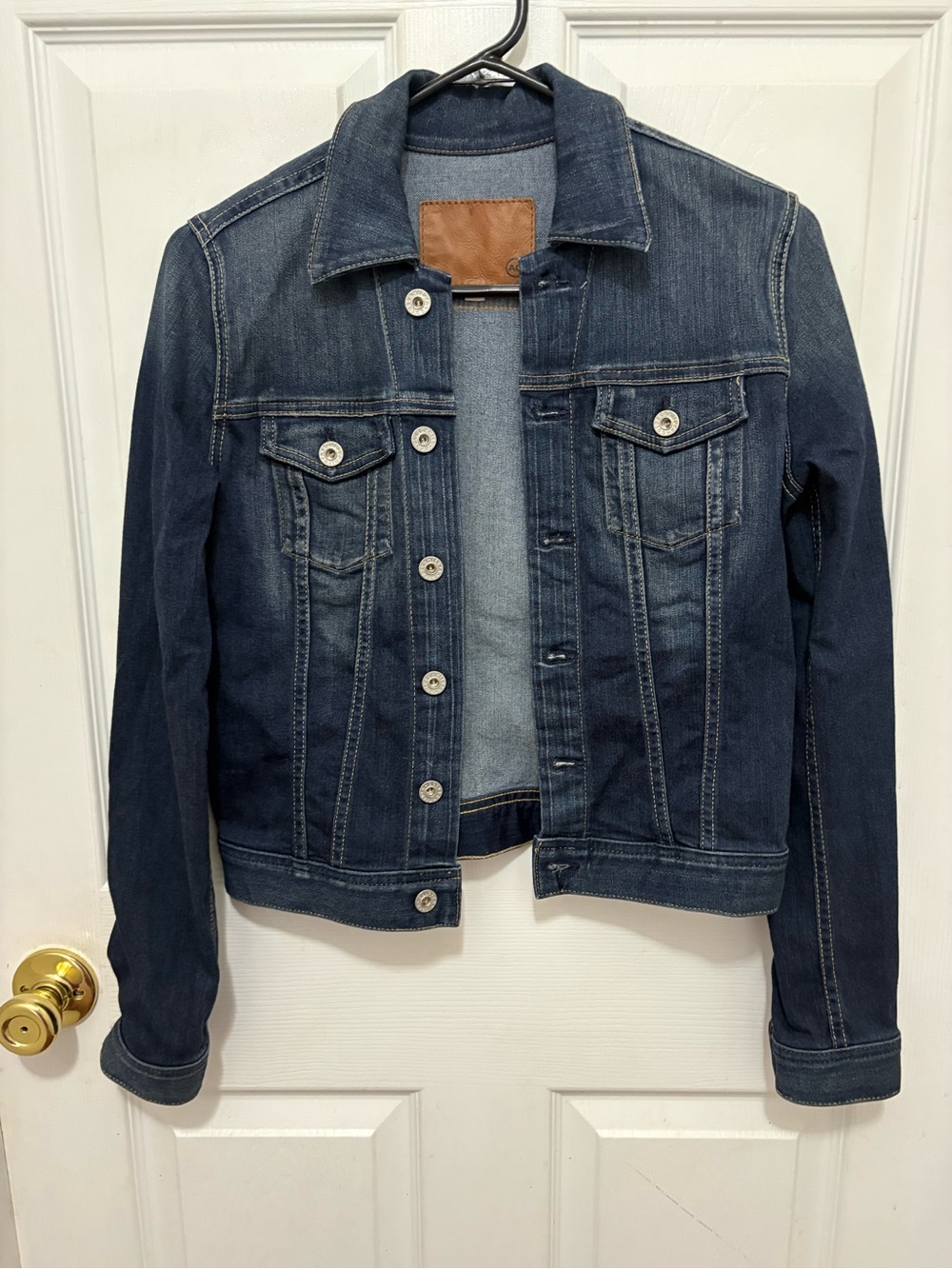 AG Adriano Goldschmied Blue Denim Jacket